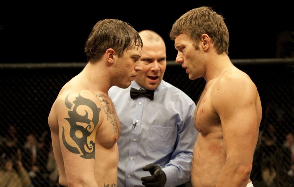 Tom Hardy and Joel Edgerton in the ring together