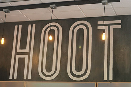The Hoot: “Coffee in the front, party in the back”