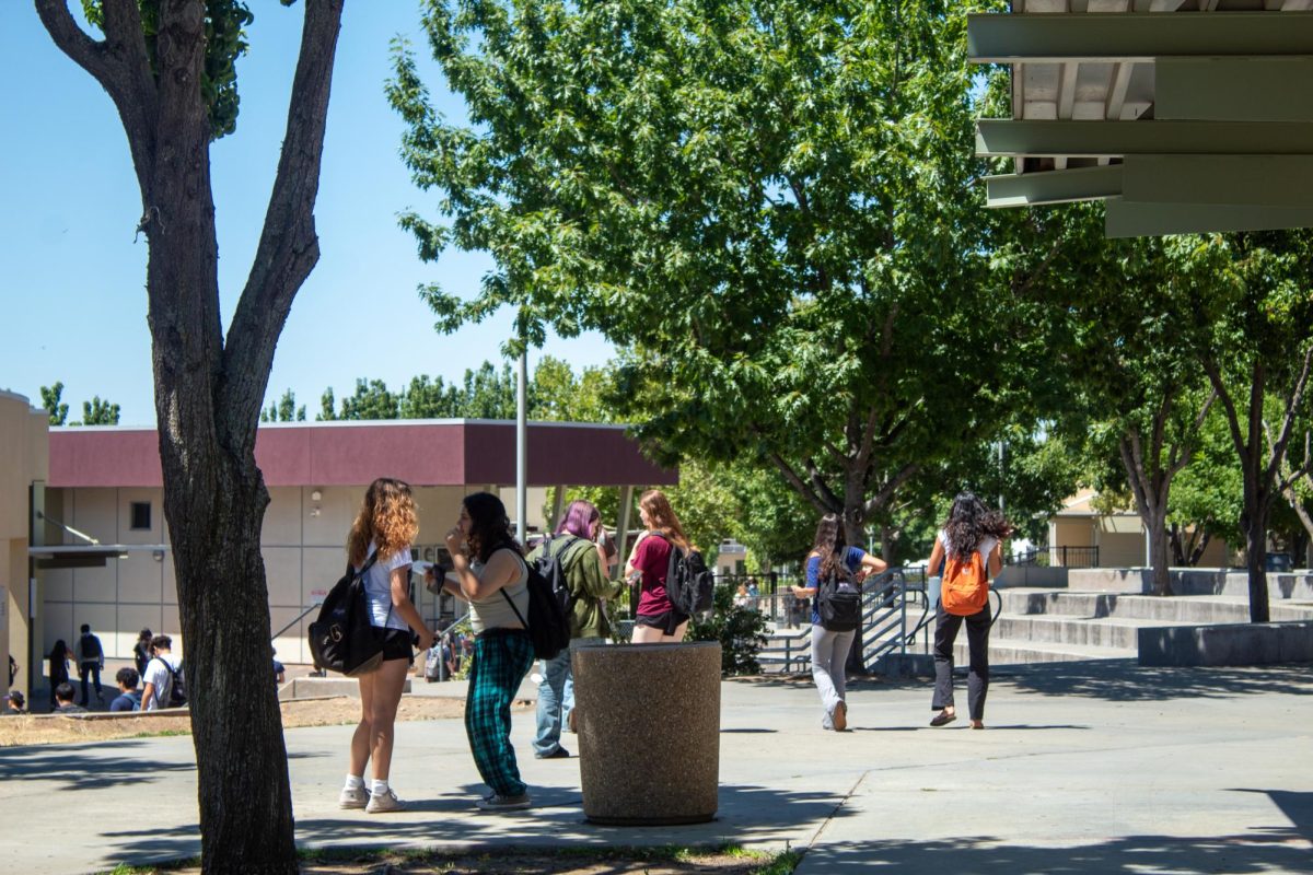 Students walking to go home after a day at the Secondary Summer School Program.