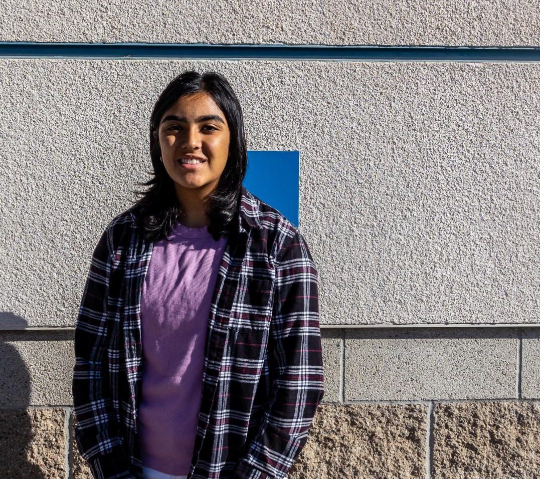 Sophomore Nuha Hamid is one of two underclassmen taking AP Computer Science A